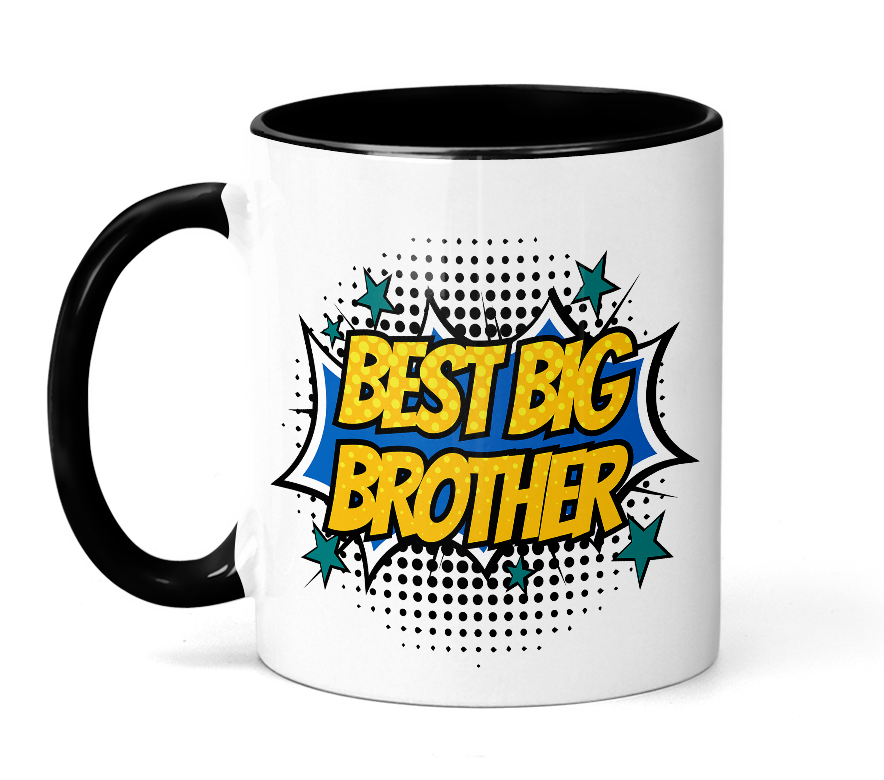 Comic Blast Best Big Brother Multiuse Digital Design - Transparent PNG