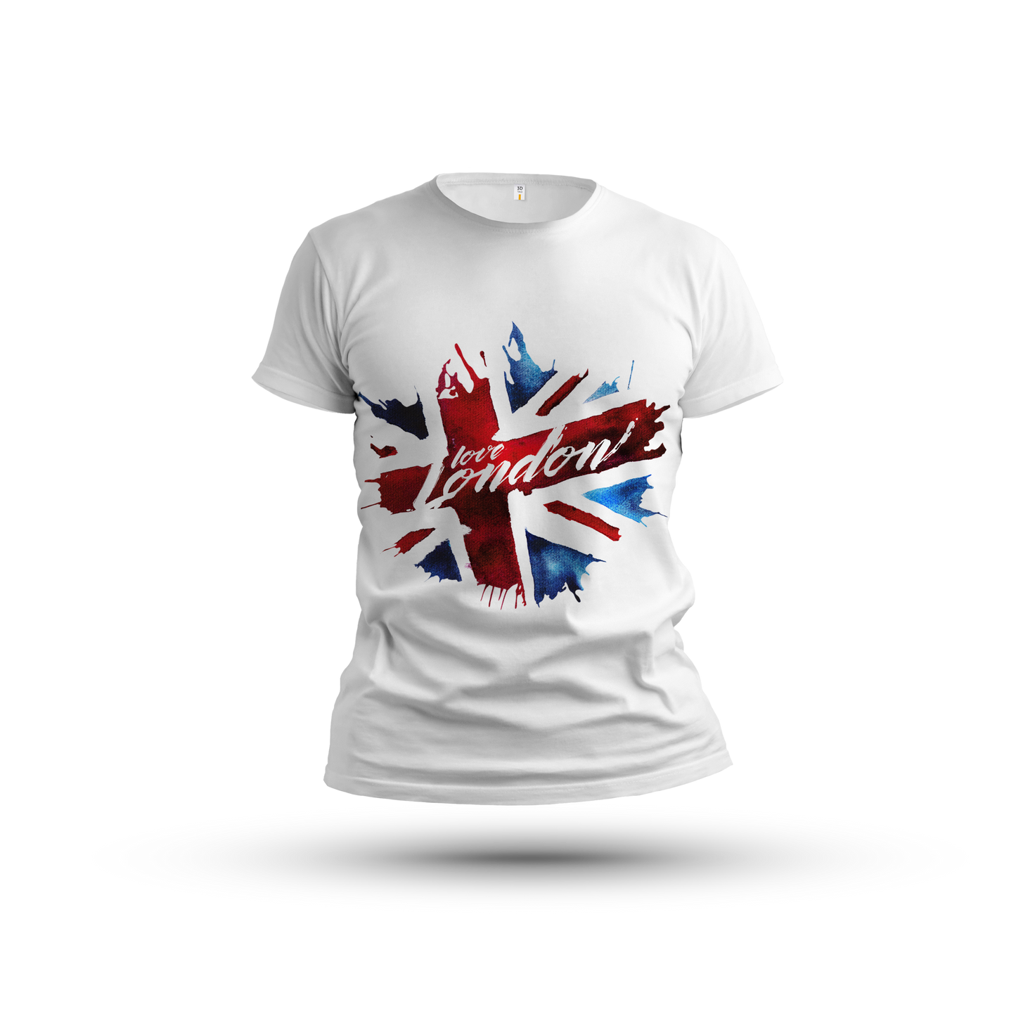Love London Grungy Flag Design Sublimation & DDTF Ready - Transparent PNG