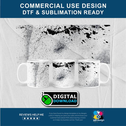 Oil Can Texture Overlay Mug Wrap 11 - Make Your Own Oil Can Mugs - Transparent PNG