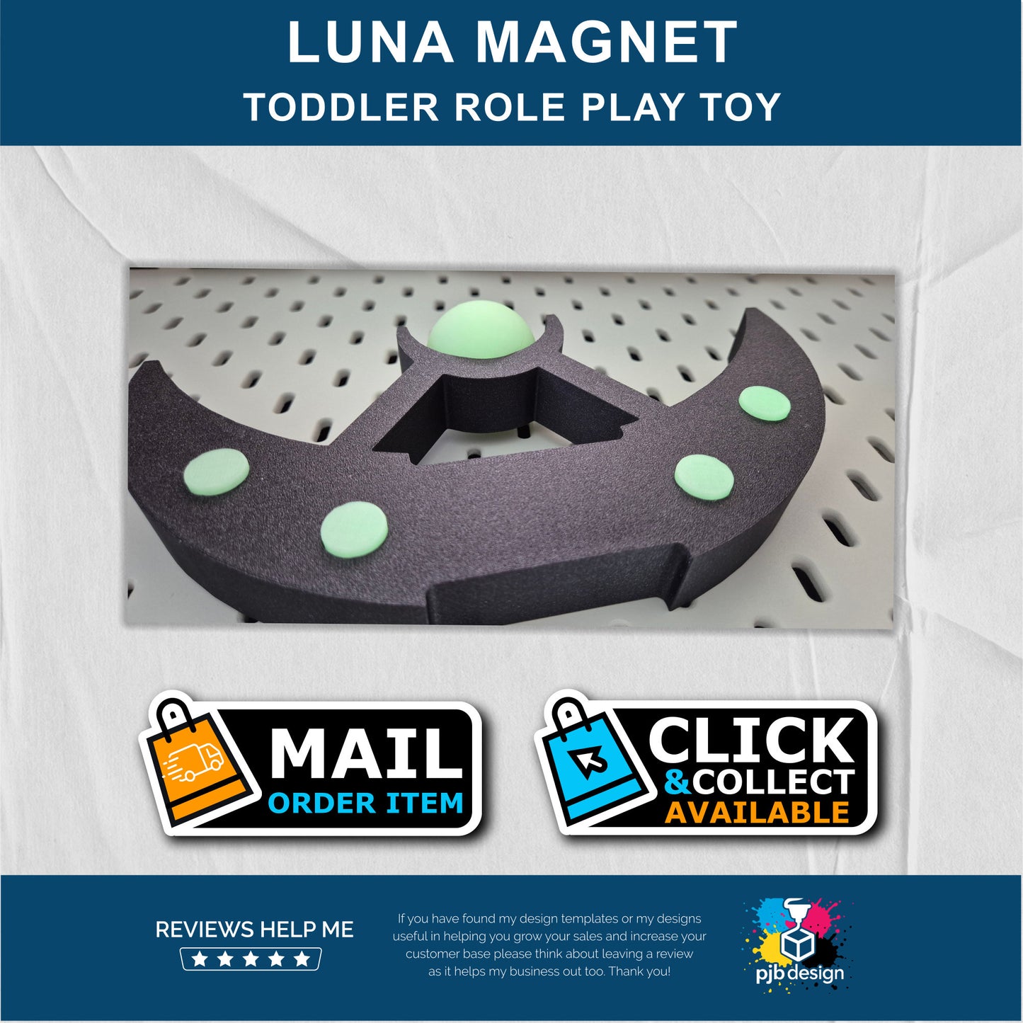 Luna Girl Luna Magnet Role Play Toy - 3D Printed Cosplay Item - Retail