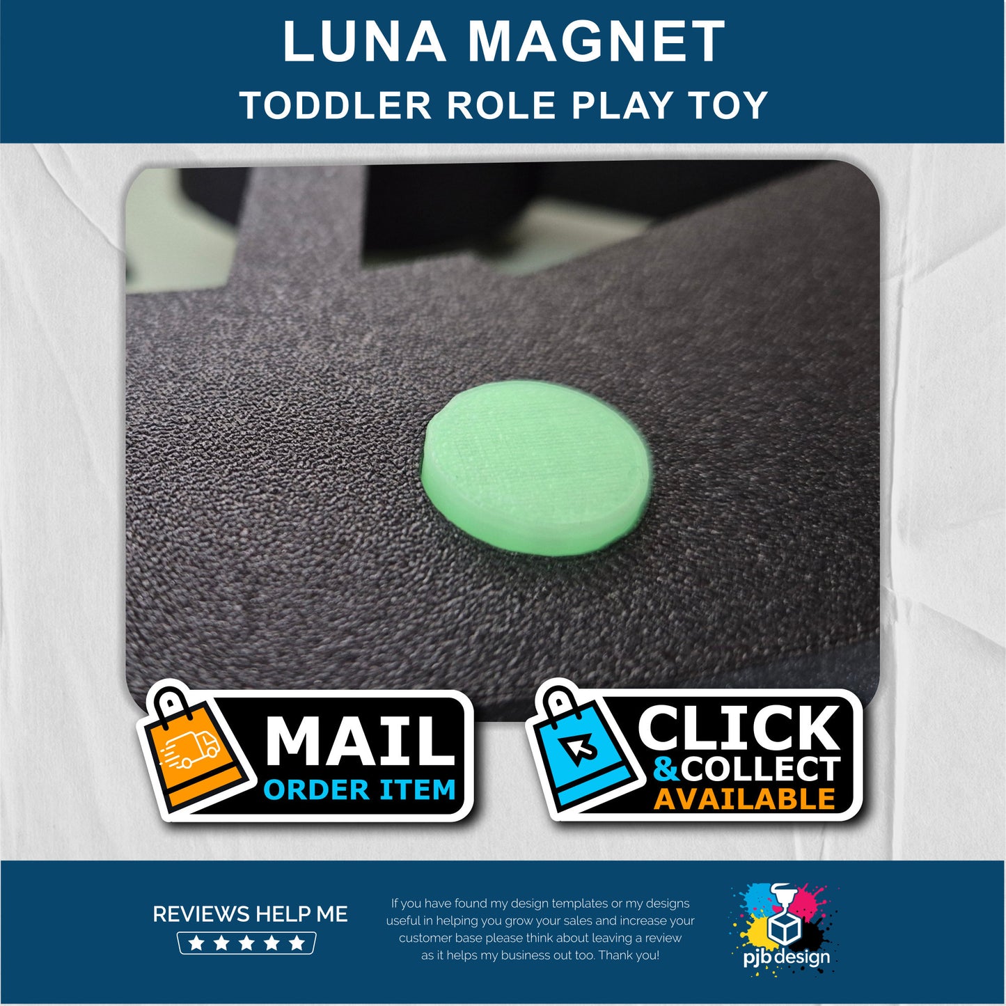 Luna Girl Luna Magnet Role Play Toy - 3D Printed Cosplay Item - Retail