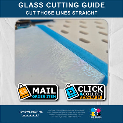 Left & Right Handed Glass Cutting Guide - 3d Printed