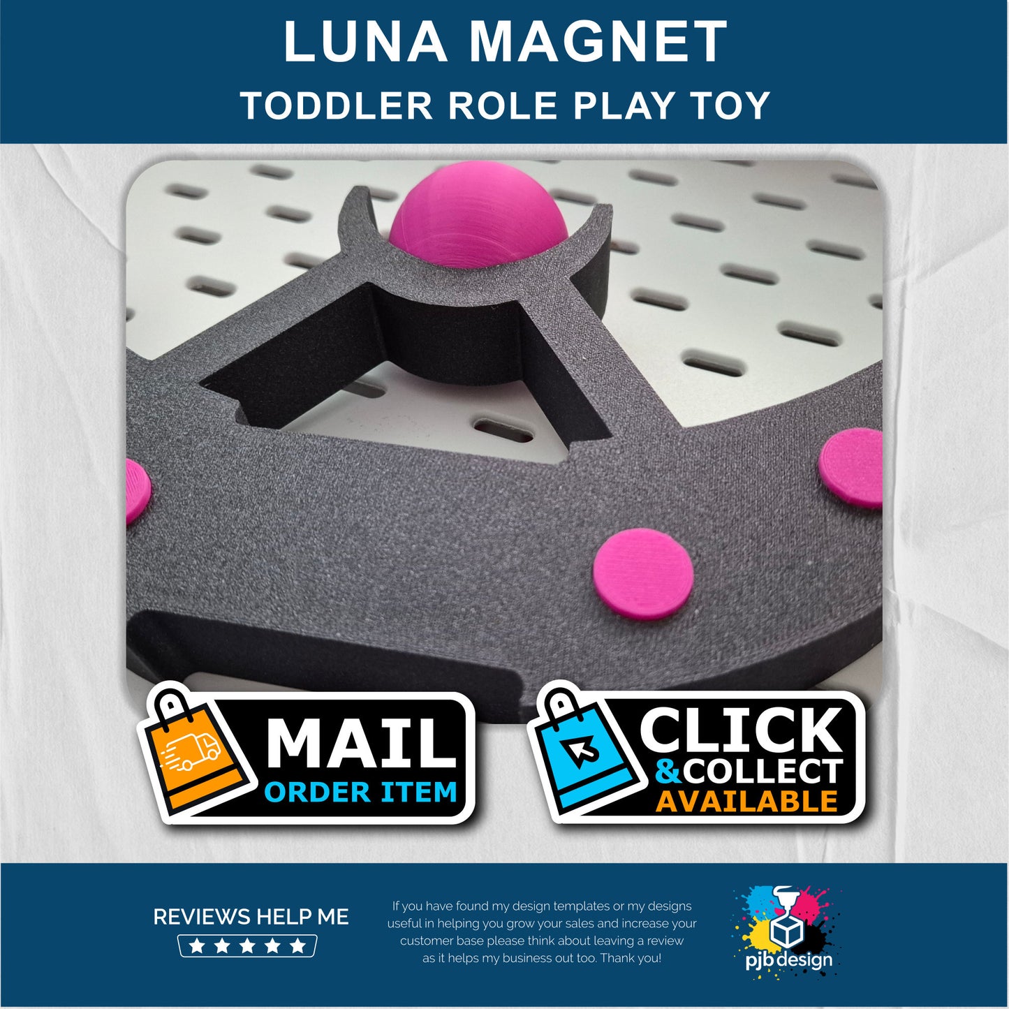Luna Girl Luna Magnet Role Play Toy - 3D Printed Cosplay Item - Retail
