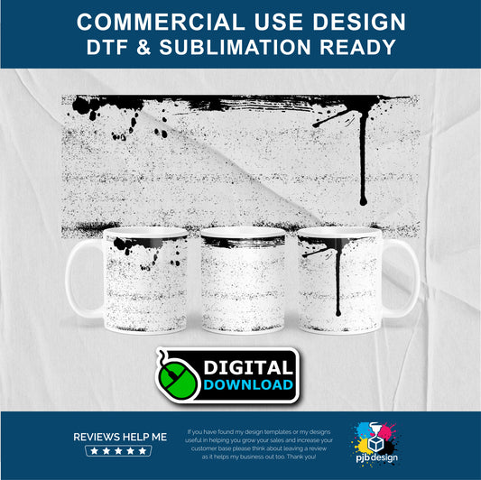 Oil Can Texture Overlay Mug Wrap 4 - Make Your Own Oil Can Mugs - Transparent PNG