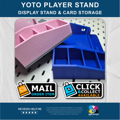 Yoto Player Stand and Story Card Storage / Single or Dual Colour Options - 3D Printed