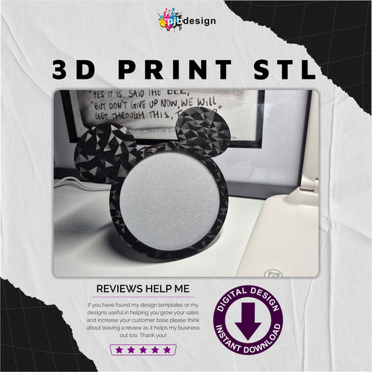 Echo Pop Mouse Ears Novelty Frame 3D Printer STL File