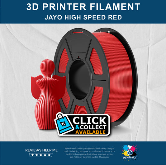 JAYO HS PLA+ Red - 3D Printer Filament - In Stock Click & Collect