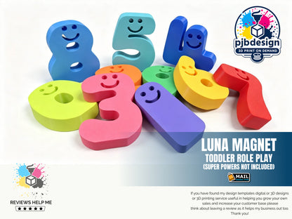 Numbers with Smiley Faces - Toddler Learning and Role Play