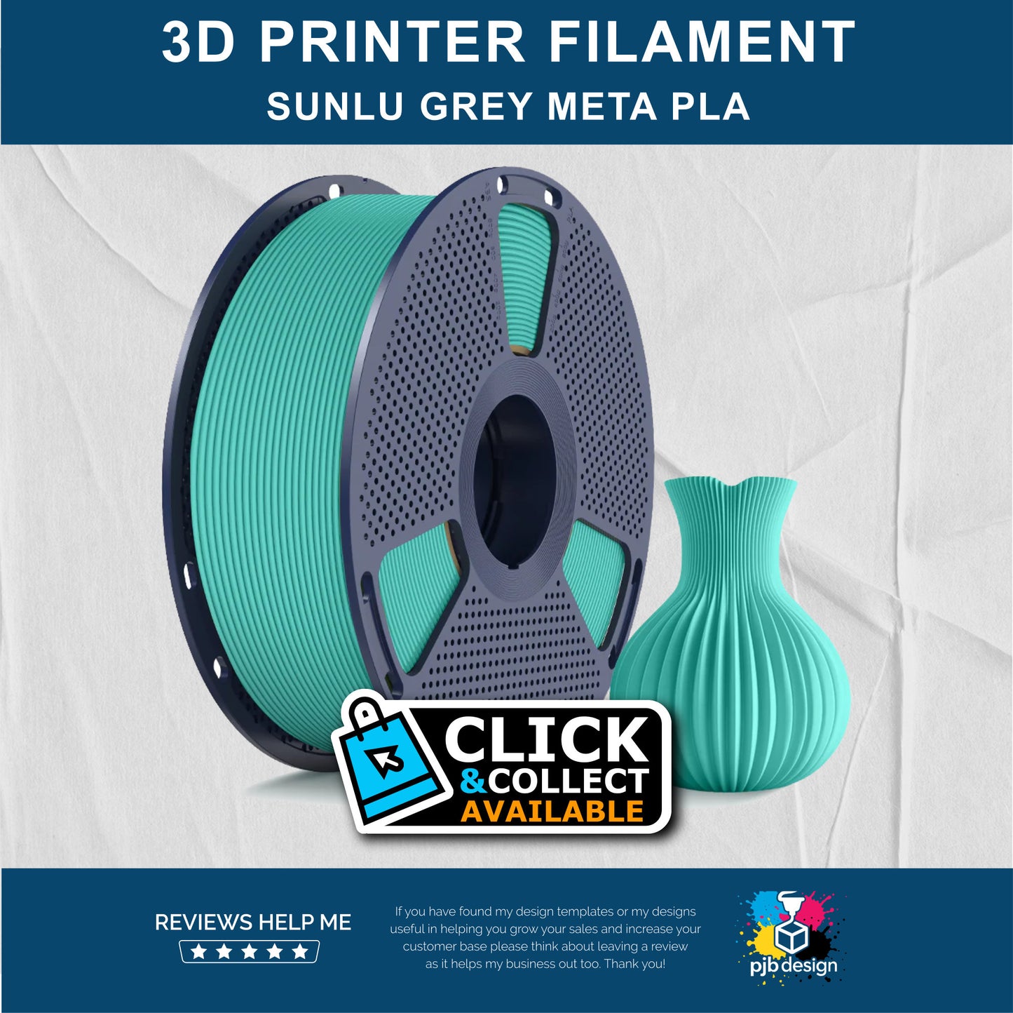 Sunlu META PLA Mint Green - 3D Printer Filament - In Stock Click & Collect