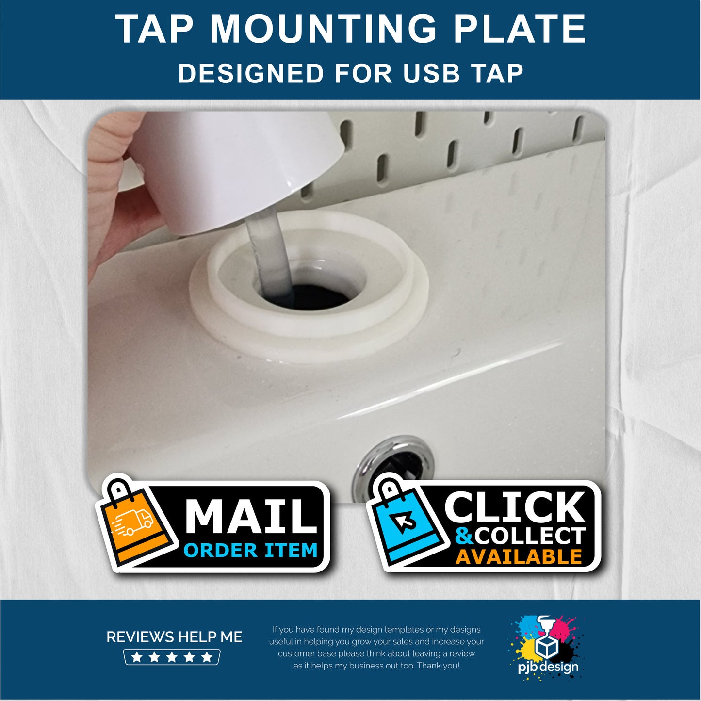 Electric Water Pump Tap - USB Rechargable Tap Holder Mounting Stand