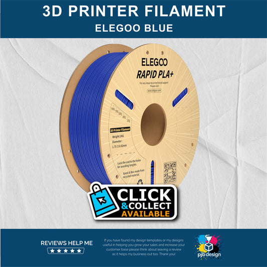 Elegoo Rapid PLA+ Blue - 3D Printer Filament - In Stock Click & Collect