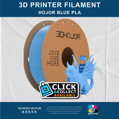 HoJor PLA Light Blue - 3D Printer Filament - In Stock Click & Collect