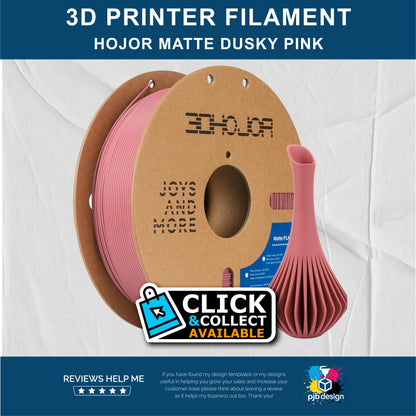 HoJor Matte PLA Dusty Rose - 3D Printer Filament - In Stock Click & Collect