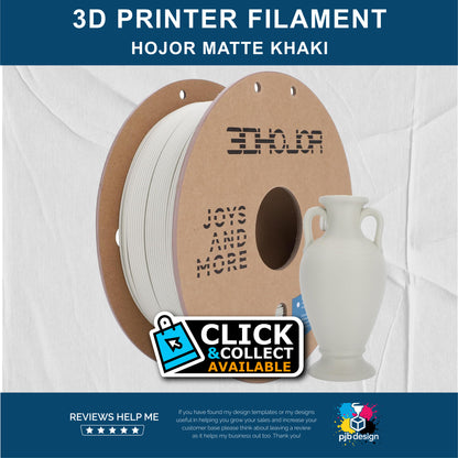 HoJor PLA Matte Khaki - 3D Printer Filament - In Stock Click & Collect