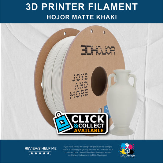 HoJor PLA Matte Khaki - 3D Printer Filament - In Stock Click & Collect