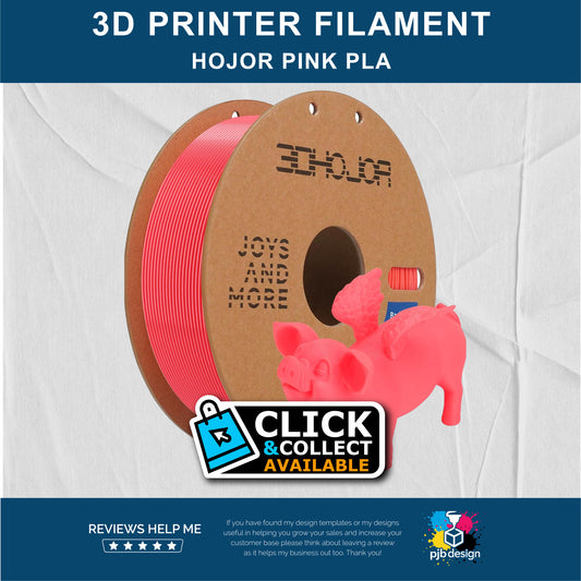 HoJor PLA Hot Pink - 3D Printer Filament - In Stock Click & Collect