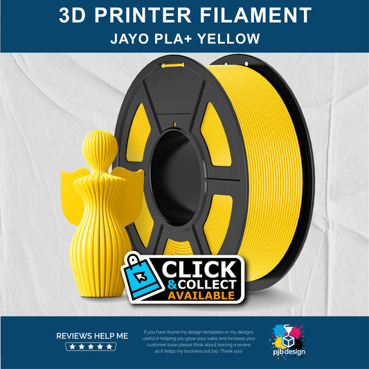 JAYO PLA+ Yellow - 3D Printer Filament - In Stock Click & Collect