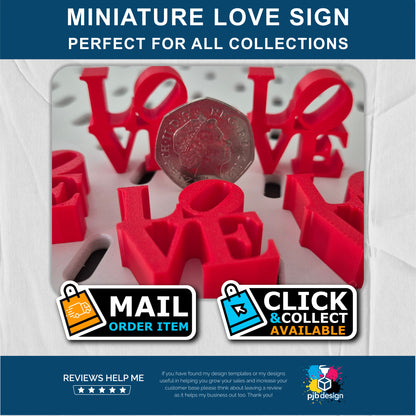 Love Sign Home Decor 3D Printed Sculpture - Gift Idea