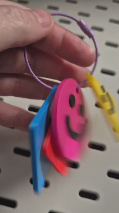 Smiley Shapes Pram Toy - Toddler Toy - Retail 3D Printed