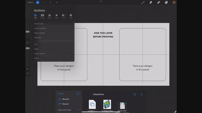 Procreate 11oz Ceramic Mug Layout Design Template - 21cm Pre Cut Wrap