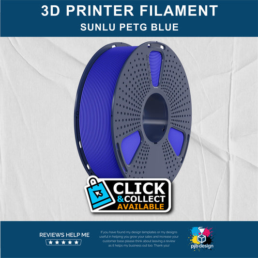 Sunlu HS PETG Blue - 3D Printer Filament - In Stock Click & Collect